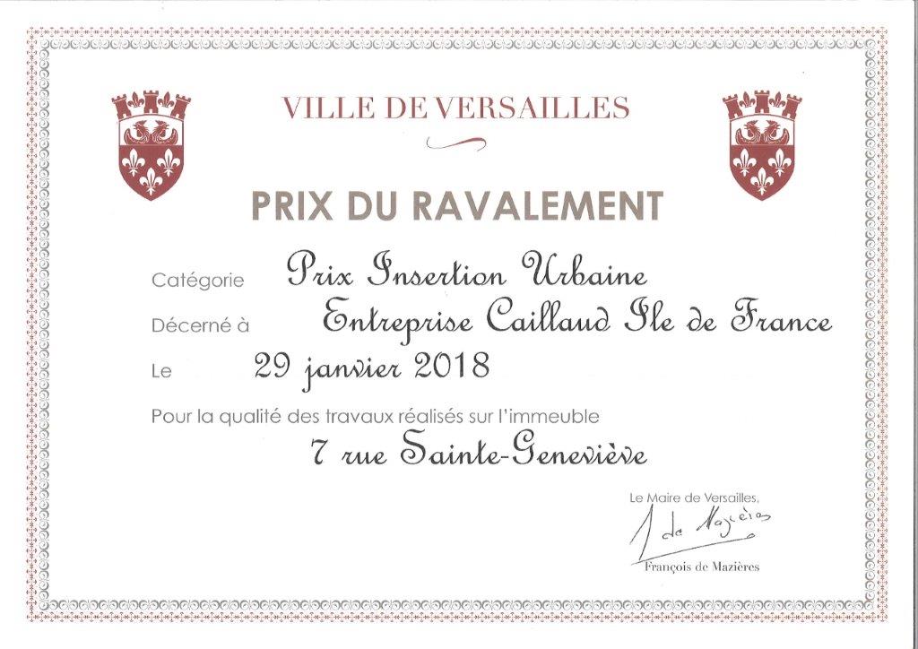 Prix de la Mairie de Versailles 2018